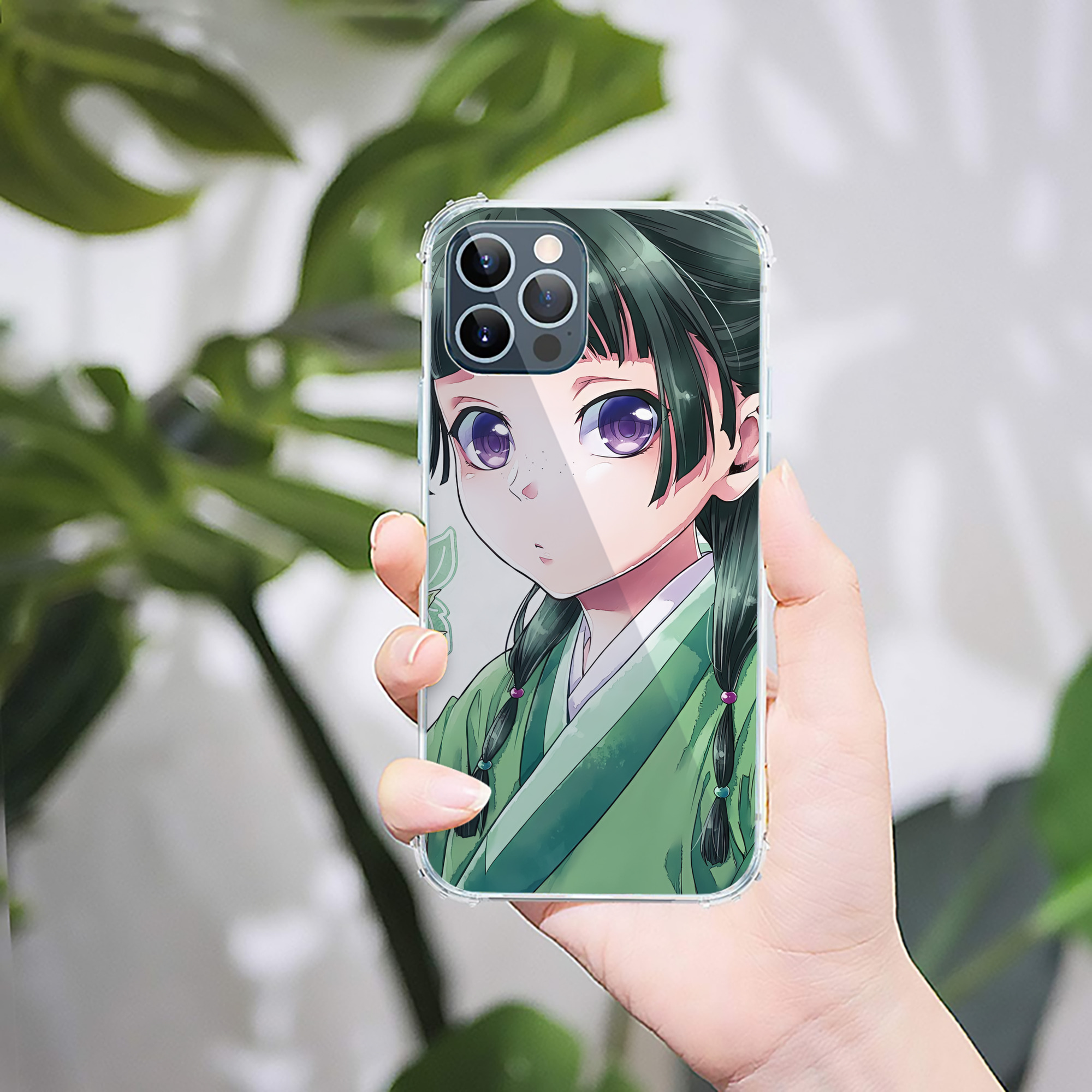 （画像用） 薬屋のひとりごと The Apothecary Diaries 【iPhone 12シリーズ対応】透明スマホケース（クリアソフトケース）